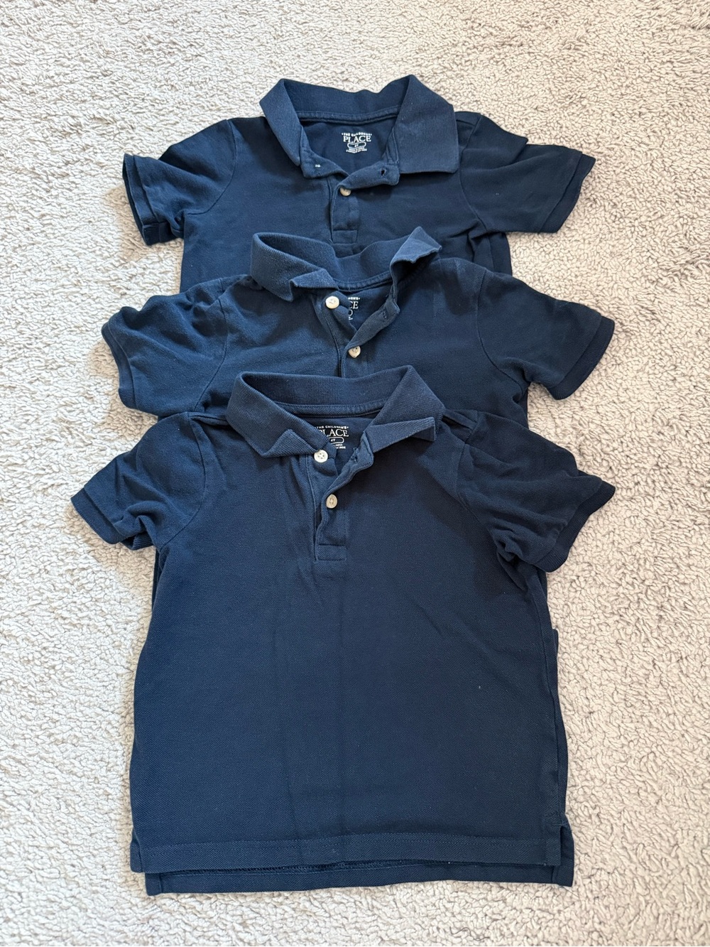 Bundle of 3 children’s place kids uniform shirts